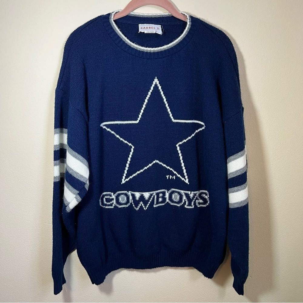 Vintage Barrel II Dallas‎ Cowboys Football Sweater XL